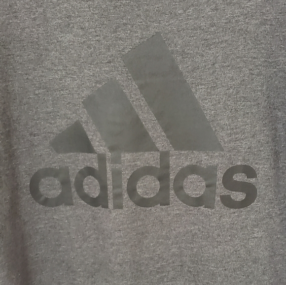 Adidas Men's Classic Fit Amplifier T Shirt Short Sleeve Solid Grey Size M - Picture 3 of 10
